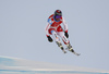 Beat Feuz of Switzerland skiing during men super-g race of the Audi FIS Alpine skiing World cup in Kitzbuehel, Austria. Men super-g race of Audi FIS Alpine skiing World cup 2019-2020, was held on Streif in Kitzbuehel, Austria, on Friday, 24th of January 2020.
