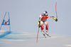 Alexis Pinturault of France skiing during men super-g race of the Audi FIS Alpine skiing World cup in Kitzbuehel, Austria. Men super-g race of Audi FIS Alpine skiing World cup 2019-2020, was held on Streif in Kitzbuehel, Austria, on Friday, 24th of January 2020.
