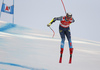 Alexander Koell of Sweden skiing during men super-g race of the Audi FIS Alpine skiing World cup in Kitzbuehel, Austria. Men super-g race of Audi FIS Alpine skiing World cup 2019-2020, was held on Streif in Kitzbuehel, Austria, on Friday, 24th of January 2020.
