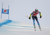 Mattias Roenngren of Sweden skiing during men super-g race of the Audi FIS Alpine skiing World cup in Kitzbuehel, Austria. Men super-g race of Audi FIS Alpine skiing World cup 2019-2020, was held on Streif in Kitzbuehel, Austria, on Friday, 24th of January 2020.
