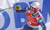 Fifth placed Mattia Casse of Italy reacts in finish of the men super-g race of the Audi FIS Alpine skiing World cup in Kitzbuehel, Austria. Men super-g race of Audi FIS Alpine skiing World cup 2019-2020, was held on Streif in Kitzbuehel, Austria, on Friday, 24th of January 2020.
