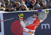 Winner Kjetil Jansrud of Norway reacts in finish of the men super-g race of the Audi FIS Alpine skiing World cup in Kitzbuehel, Austria. Men super-g race of Audi FIS Alpine skiing World cup 2019-2020, was held on Streif in Kitzbuehel, Austria, on Friday, 24th of January 2020.
