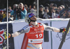 Winner Kjetil Jansrud of Norway reacts in finish of the men super-g race of the Audi FIS Alpine skiing World cup in Kitzbuehel, Austria. Men super-g race of Audi FIS Alpine skiing World cup 2019-2020, was held on Streif in Kitzbuehel, Austria, on Friday, 24th of January 2020.
