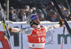 Winner Kjetil Jansrud of Norway reacts in finish of the men super-g race of the Audi FIS Alpine skiing World cup in Kitzbuehel, Austria. Men super-g race of Audi FIS Alpine skiing World cup 2019-2020, was held on Streif in Kitzbuehel, Austria, on Friday, 24th of January 2020.
