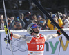 Winner Kjetil Jansrud of Norway reacts in finish of the men super-g race of the Audi FIS Alpine skiing World cup in Kitzbuehel, Austria. Men super-g race of Audi FIS Alpine skiing World cup 2019-2020, was held on Streif in Kitzbuehel, Austria, on Friday, 24th of January 2020.
