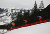 Jeffrey Read of Canada skiing during men downhill race of the Audi FIS Alpine skiing World cup in Kitzbuehel, Austria. Men downhill race of Audi FIS Alpine skiing World cup 2019-2020, was held on Streif in Kitzbuehel, Austria, on Saturday, 25th of January 2020.

