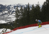 Bryce Bennett of USA skiing during men downhill race of the Audi FIS Alpine skiing World cup in Kitzbuehel, Austria. Men downhill race of Audi FIS Alpine skiing World cup 2019-2020, was held on Streif in Kitzbuehel, Austria, on Saturday, 25th of January 2020.
