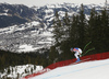 Thomas Dressen of Germany skiing during men downhill race of the Audi FIS Alpine skiing World cup in Kitzbuehel, Austria. Men downhill race of Audi FIS Alpine skiing World cup 2019-2020, was held on Streif in Kitzbuehel, Austria, on Saturday, 25th of January 2020.
