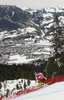 Vincent Kriechmayr of Austria skiing during men downhill race of the Audi FIS Alpine skiing World cup in Kitzbuehel, Austria. Men downhill race of Audi FIS Alpine skiing World cup 2019-2020, was held on Streif in Kitzbuehel, Austria, on Saturday, 25th of January 2020.
