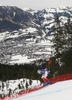 Matthieu Bailet of France skiing during men downhill race of the Audi FIS Alpine skiing World cup in Kitzbuehel, Austria. Men downhill race of Audi FIS Alpine skiing World cup 2019-2020, was held on Streif in Kitzbuehel, Austria, on Saturday, 25th of January 2020.
