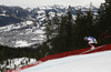 Maxence Muzaton of France skiing during men downhill race of the Audi FIS Alpine skiing World cup in Kitzbuehel, Austria. Men downhill race of Audi FIS Alpine skiing World cup 2019-2020, was held on Streif in Kitzbuehel, Austria, on Saturday, 25th of January 2020.
