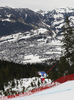 Maxence Muzaton of France skiing during men downhill race of the Audi FIS Alpine skiing World cup in Kitzbuehel, Austria. Men downhill race of Audi FIS Alpine skiing World cup 2019-2020, was held on Streif in Kitzbuehel, Austria, on Saturday, 25th of January 2020.
