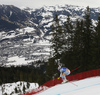 Kjetil Jansrud of Norway skiing during men downhill race of the Audi FIS Alpine skiing World cup in Kitzbuehel, Austria. Men downhill race of Audi FIS Alpine skiing World cup 2019-2020, was held on Streif in Kitzbuehel, Austria, on Saturday, 25th of January 2020.
