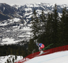 Christian Walder of Austria skiing during men downhill race of the Audi FIS Alpine skiing World cup in Kitzbuehel, Austria. Men downhill race of Audi FIS Alpine skiing World cup 2019-2020, was held on Streif in Kitzbuehel, Austria, on Saturday, 25th of January 2020.
