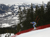 Emanuele Buzzi of Italy skiing during men downhill race of the Audi FIS Alpine skiing World cup in Kitzbuehel, Austria. Men downhill race of Audi FIS Alpine skiing World cup 2019-2020, was held on Streif in Kitzbuehel, Austria, on Saturday, 25th of January 2020.
