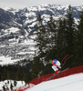 Andreas Sander of Germany skiing during men downhill race of the Audi FIS Alpine skiing World cup in Kitzbuehel, Austria. Men downhill race of Audi FIS Alpine skiing World cup 2019-2020, was held on Streif in Kitzbuehel, Austria, on Saturday, 25th of January 2020.
