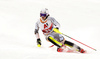 Lucas Braathen of Norway skiing during first run of the men slalom race of the Audi FIS Alpine skiing World cup in Kitzbuehel, Austria. Men slalom race of Audi FIS Alpine skiing World cup 2019-2020, was held on Ganslernhang in Kitzbuehel, Austria, on Sunday, 26th of January 2020.
