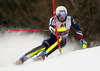 Dave Ryding of Great Britain skiing during first run of the men slalom race of the Audi FIS Alpine skiing World cup in Kitzbuehel, Austria. Men slalom race of Audi FIS Alpine skiing World cup 2019-2020, was held on Ganslernhang in Kitzbuehel, Austria, on Sunday, 26th of January 2020.
