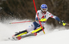 Jean-Baptiste Grange of France skiing during first run of the men slalom race of the Audi FIS Alpine skiing World cup in Kitzbuehel, Austria. Men slalom race of Audi FIS Alpine skiing World cup 2019-2020, was held on Ganslernhang in Kitzbuehel, Austria, on Sunday, 26th of January 2020.
