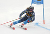  skiing during first run of the women giant slalom race of the Audi FIS Alpine skiing World cup in Kranjska Gora, Slovenia. Women Golden Fox trophy giant slalom race of Audi FIS Alpine skiing World cup 2019-2020, was transferred from Maribor to Kranjska Gora, Slovenia, and was on Saturday, 15th of February 2020.
