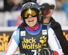 Wendy Holdener of Switzerland reacts in finish of the second run of the women giant slalom race of the Audi FIS Alpine skiing World cup in Kranjska Gora, Slovenia. Women Golden Fox trophy giant slalom race of Audi FIS Alpine skiing World cup 2019-2020, was transferred from Maribor to Kranjska Gora, Slovenia, and was on Saturday, 15th of February 2020.
