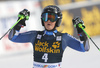 Alice Robinson of New Zealand reacts in finish of the second run of the women giant slalom race of the Audi FIS Alpine skiing World cup in Kranjska Gora, Slovenia. Women Golden Fox trophy giant slalom race of Audi FIS Alpine skiing World cup 2019-2020, was transferred from Maribor to Kranjska Gora, Slovenia, and was on Saturday, 15th of February 2020.
