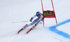 Petra Vlhova of Slovakia skiing in the second run of the women giant slalom race of the Audi FIS Alpine skiing World cup in Kranjska Gora, Slovenia. Women Golden Fox trophy giant slalom race of Audi FIS Alpine skiing World cup 2019-2020, was transferred from Maribor to Kranjska Gora, Slovenia, and was on Saturday, 15th of February 2020.
