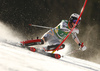 Kristin Lysdahl of Norway skiing during first run of the women slalom race of the Audi FIS Alpine skiing World cup in Kranjska Gora, Slovenia. Women Golden Fox trophy slalom race of Audi FIS Alpine skiing World cup 2019-2020, was transferred from Maribor to Kranjska Gora, Slovenia, and was held on Sunday, 16th of February 2020.
