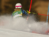 Magdalena Fjaellstroem of Sweden skiing during first run of the women slalom race of the Audi FIS Alpine skiing World cup in Kranjska Gora, Slovenia. Women Golden Fox trophy slalom race of Audi FIS Alpine skiing World cup 2019-2020, was transferred from Maribor to Kranjska Gora, Slovenia, and was held on Sunday, 16th of February 2020.
