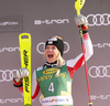 Third placed Katharina Truppe of Austria celebrates her medal won in the women slalom race of the Audi FIS Alpine skiing World cup in Kranjska Gora, Slovenia. Women Golden Fox trophy slalom race of Audi FIS Alpine skiing World cup 2019-2020, was transferred from Maribor to Kranjska Gora, Slovenia, and was held on Sunday, 16th of February 2020.
