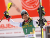 Second placed Wendy Holdener of Switzerland celebrates her medal won in the women slalom race of the Audi FIS Alpine skiing World cup in Kranjska Gora, Slovenia. Women Golden Fox trophy slalom race of Audi FIS Alpine skiing World cup 2019-2020, was transferred from Maribor to Kranjska Gora, Slovenia, and was held on Sunday, 16th of February 2020.
