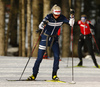 Mari Eder of Finland  before start of the Women Sprint race of BMW IBU Biathlon World cup in Pokljuka, Slovenia. Women Sprint race of BMW IBU Biathlon World cup was held in Pokljuka, Slovenia, on Thursday 5th of January 2023.