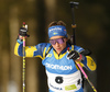 Anna Magnusson of Sweden competing during Women Sprint race of BMW IBU Biathlon World cup in Pokljuka, Slovenia. Women Sprint race of BMW IBU Biathlon World cup was held in Pokljuka, Slovenia, on Thursday 5th of January 2023.