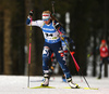 Suvi Minkkinen of Finland competing during Women Sprint race of BMW IBU Biathlon World cup in Pokljuka, Slovenia. Women Sprint race of BMW IBU Biathlon World cup was held in Pokljuka, Slovenia, on Thursday 5th of January 2023.