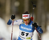 Nastassia Kinnunen of Finland competing during Women Sprint race of BMW IBU Biathlon World cup in Pokljuka, Slovenia. Women Sprint race of BMW IBU Biathlon World cup was held in Pokljuka, Slovenia, on Thursday 5th of January 2023.