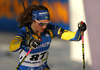 Mona Brorsson of Sweden competing during Women Sprint race of BMW IBU Biathlon World cup in Pokljuka, Slovenia. Women Sprint race of BMW IBU Biathlon World cup was held in Pokljuka, Slovenia, on Thursday 5th of January 2023.