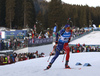 Caroline Colombo of France competing during Women Sprint race of BMW IBU Biathlon World cup in Pokljuka, Slovenia. Women Sprint race of BMW IBU Biathlon World cup was held in Pokljuka, Slovenia, on Thursday 5th of January 2023.