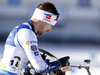 Olli Hiidensalo of Finland during zeroing before start of the Men Sprint race of BMW IBU Biathlon World cup in Pokljuka, Slovenia. Men Sprint race of BMW IBU Biathlon World cup was held in Pokljuka, Slovenia, on Friday 6th of January 2023.