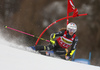 Marta Bassino of Italy skiing in the first run of the women giant slalom race of Audi FIS Alpine skiing World cup in Kranjska Gora, Slovenia. Women Golden Fox Trophy giant slalom race of Audi FIS Alpine skiing World cup, was held in Kranjska Gora, Slovenia, on Saturday, 7th of January 2023.