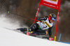 Federica Brignone of Italy skiing in the first run of the women giant slalom race of Audi FIS Alpine skiing World cup in Kranjska Gora, Slovenia. Women Golden Fox Trophy giant slalom race of Audi FIS Alpine skiing World cup, was held in Kranjska Gora, Slovenia, on Saturday, 7th of January 2023.