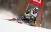 Hanna Aronsson Elfman of Sweden skiing in the first run of the women giant slalom race of Audi FIS Alpine skiing World cup in Kranjska Gora, Slovenia. Women Golden Fox Trophy giant slalom race of Audi FIS Alpine skiing World cup, was held in Kranjska Gora, Slovenia, on Saturday, 7th of January 2023.