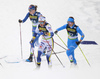 Johanna Matintalo of Finland and Linn Svahn of Sweden skiing in women finals of the Cross country skiing sprint race of FIS Nordic skiing World Championships 2023 in Planica, Slovenia. Cross country skiing sprint race of FIS Nordic skiing World Championships 2023 were held in Planica Nordic Center in Planica, Slovenia, on Thursday, 23rd of February 2023.