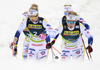 Emma Ribom of Sweden and Jonna Sundling of Sweden skiing in women finals of the Cross country skiing sprint race of FIS Nordic skiing World Championships 2023 in Planica, Slovenia. Cross country skiing sprint race of FIS Nordic skiing World Championships 2023 were held in Planica Nordic Center in Planica, Slovenia, on Thursday, 23rd of February 2023.