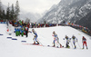Jonna Sundling of Sweden, Emma Ribom of Sweden, Linn Svahn of Sweden, Maja Dahlqvist of Sweden, Kristine Stavaas Skistad of Norway skiing in women finals of the Cross country skiing sprint race of FIS Nordic skiing World Championships 2023 in Planica, Slovenia. Cross country skiing sprint race of FIS Nordic skiing World Championships 2023 were held in Planica Nordic Center in Planica, Slovenia, on Thursday, 23rd of February 2023.