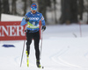 Perttu Hyvarinen of Finland skiing  before the start of the men cross country skiing skiathlon (15km classic and 15km free) race of FIS Nordic skiing World Championships 2023 in Planica, Slovenia. Cross country skiing skiathlon race of FIS Nordic skiing World Championships 2023 were held in Planica Nordic Center in Planica, Slovenia, on Friday, 24th of February 2023.