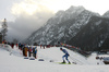 Perttu Hyvarinen of Finland skiing in men cross country skiing skiathlon (15km classic and 15km free) race of FIS Nordic skiing World Championships 2023 in Planica, Slovenia. Cross country skiing skiathlon race of FIS Nordic skiing World Championships 2023 were held in Planica Nordic Center in Planica, Slovenia, on Friday, 24th of February 2023.