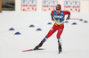 Simen Hegstad Krueger of Norway skiing in men cross country skiing skiathlon (15km classic and 15km free) race of FIS Nordic skiing World Championships 2023 in Planica, Slovenia. Cross country skiing skiathlon race of FIS Nordic skiing World Championships 2023 were held in Planica Nordic Center in Planica, Slovenia, on Friday, 24th of February 2023.