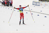 Winner Simen Hegstad Krueger of Norway skiing in men cross country skiing skiathlon (15km classic and 15km free) race of FIS Nordic skiing World Championships 2023 in Planica, Slovenia. Cross country skiing skiathlon race of FIS Nordic skiing World Championships 2023 were held in Planica Nordic Center in Planica, Slovenia, on Friday, 24th of February 2023.