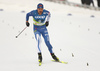 Perttu Hyvarinen of Finland skiing in men cross country skiing skiathlon (15km classic and 15km free) race of FIS Nordic skiing World Championships 2023 in Planica, Slovenia. Cross country skiing skiathlon race of FIS Nordic skiing World Championships 2023 were held in Planica Nordic Center in Planica, Slovenia, on Friday, 24th of February 2023.