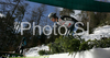 Guido Landert of Switzerland takes off during first training jump of FIS Ski jumping World Cup finals in Planica, Slovenia. Training and qualification sessions for FIS Ski jumping World cup were held in Planica, Slovenia, on K215 ski flying hill on 13th of March, 2008.  <br> FIS Ski jumping World cup finals were held in Planica, Slovenia between 13th and 16th of March 2008.
